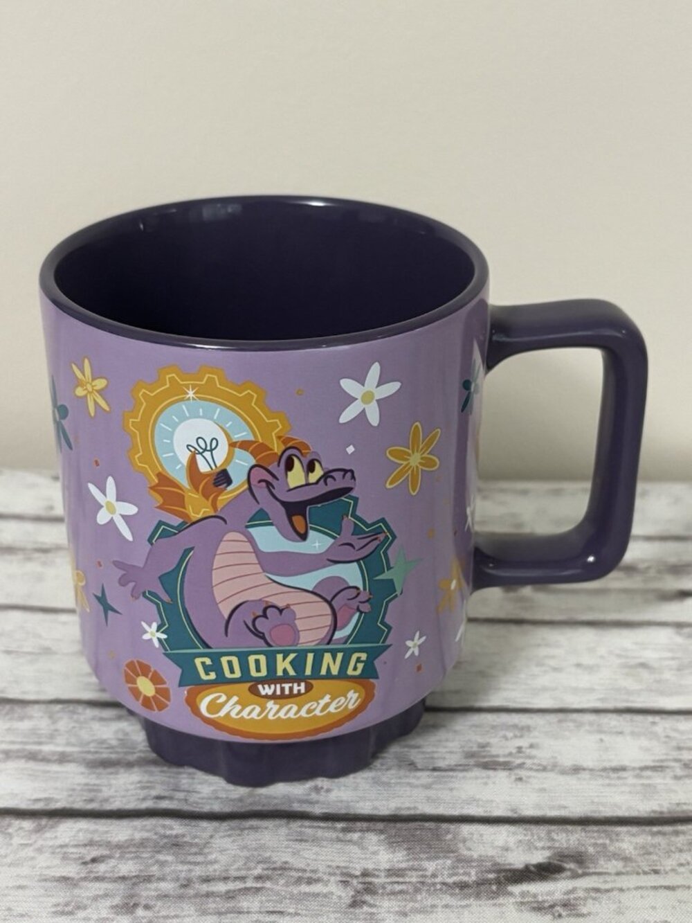 Disney Parks EPCOT Figment and Orange Bird Coffee Cup Mug Cooking with Character